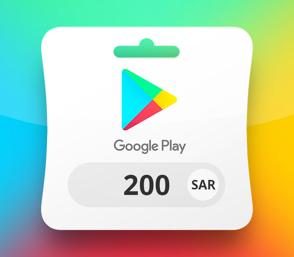 Google Play SAR 200 Gift Card SA