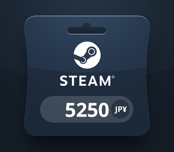 Steam Wallet JPY 5250 Gift Card JP