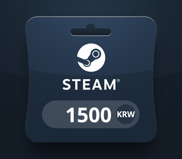 Steam Wallet KRW 1500 Gift Card KR