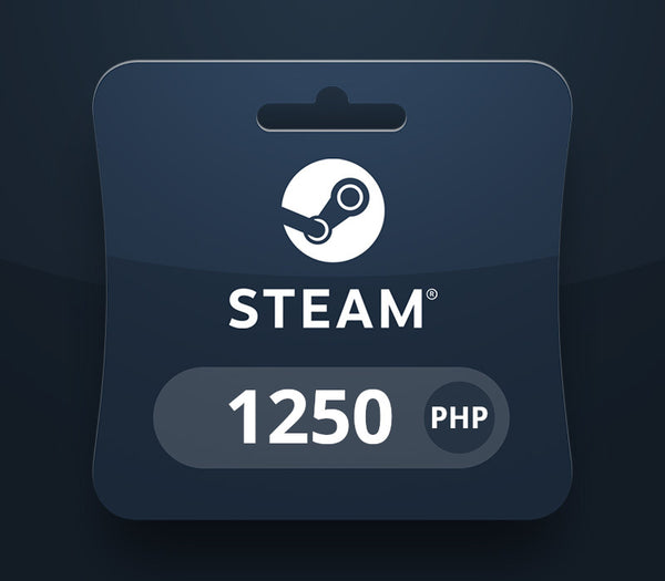 Steam Wallet PHP 1250 Gift Card PH