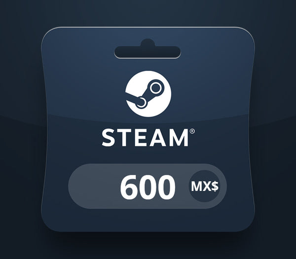 Steam Wallet MXN 600 Gift Card MX