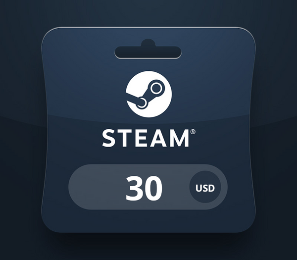 Steam Wallet USD 30 Gift Card GT