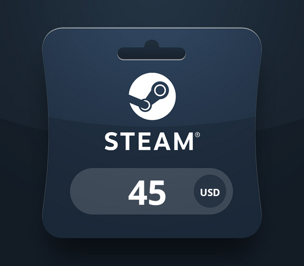 Steam Wallet USD 45 Gift Card EG
