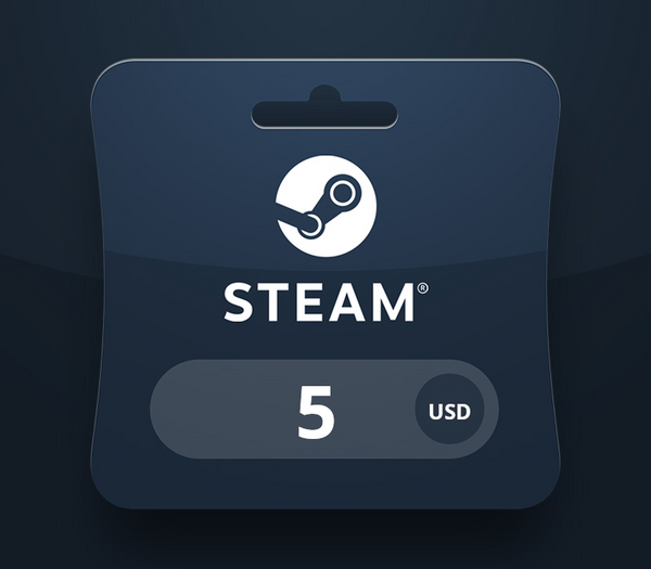 Steam Wallet USD 5 Gift Card AR