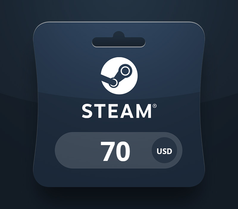 Steam Wallet USD 70 Gift Card VE