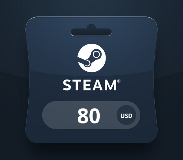 Steam Wallet USD 80 Gift Card PA