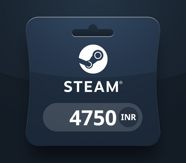 Steam Wallet INR 4750 Gift Card IN