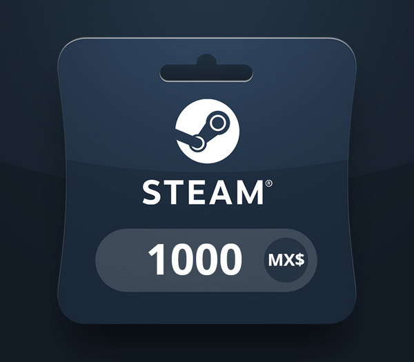 Steam Wallet MXN 1000 Gift Card MX