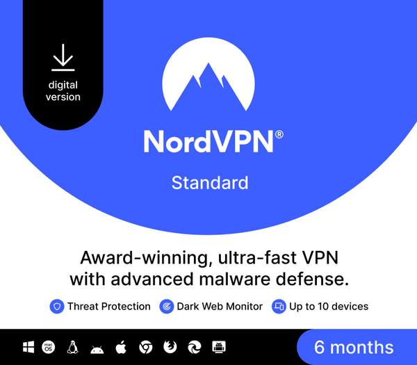 NordVPN Standard US Key (6 Months / 10 Devices)