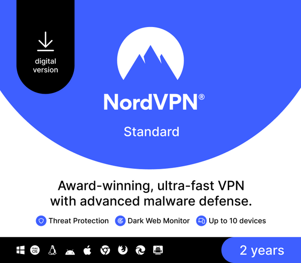 NordVPN Standard US Key (2 Years / 10 Devices)