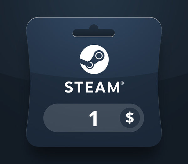 Steam Wallet USD 1 Gift Card BO