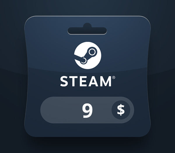 Steam Wallet USD 9 Gift Card BO