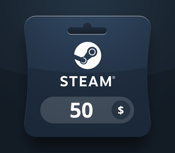 Steam Wallet USD 50 Gift Card OM