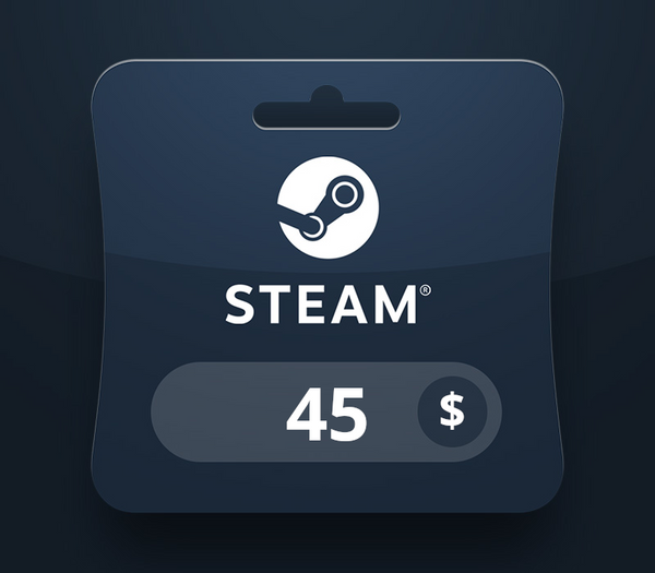 Steam Wallet USD 45 Gift Card LK