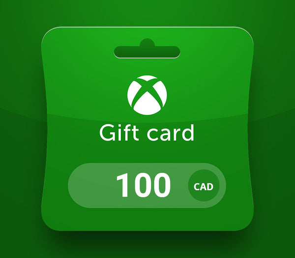 XBOX Live CAD 100 Prepaid Card CA