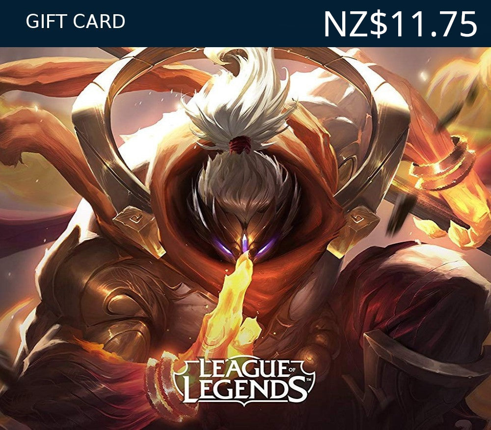 League of Legends NZD 11.5 Prepaid RP Card NZ