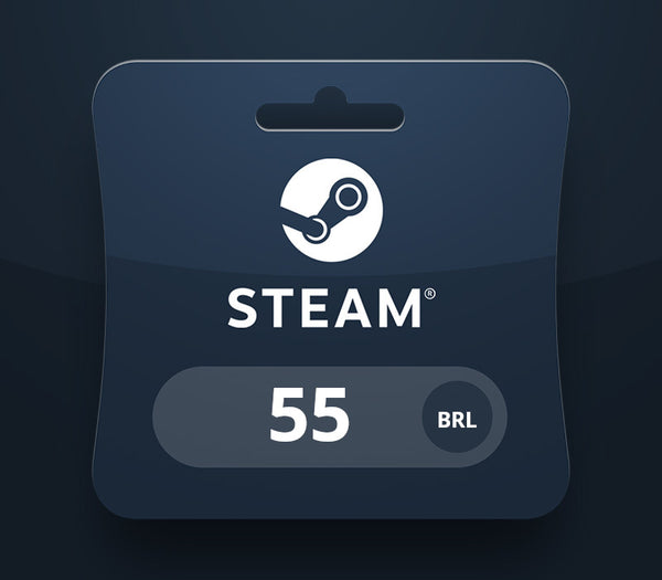 Steam Wallet BRL 55 Gift Card BR