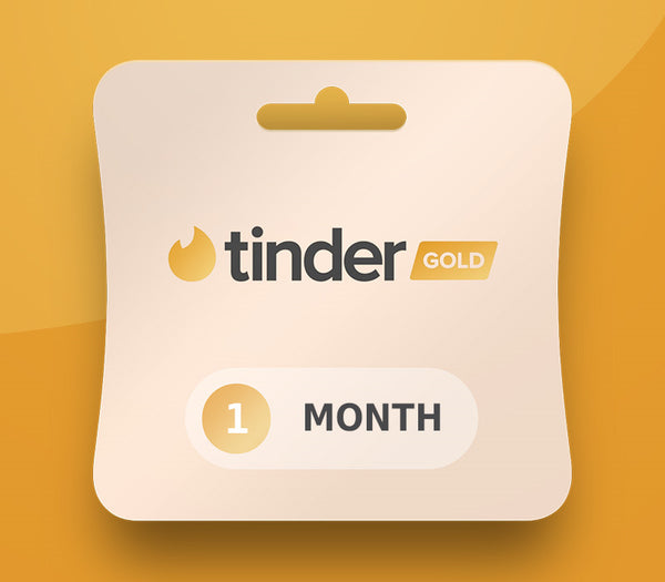 Tinder Gold - 1 Month Subscription Key HK