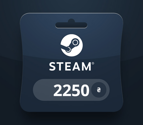 Steam Wallet UAH 2250 Gift Card UA
