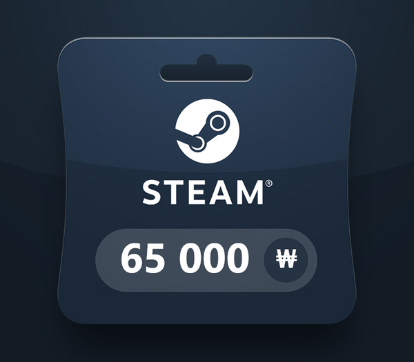 Steam Wallet KRW 65000 Gift Card KR