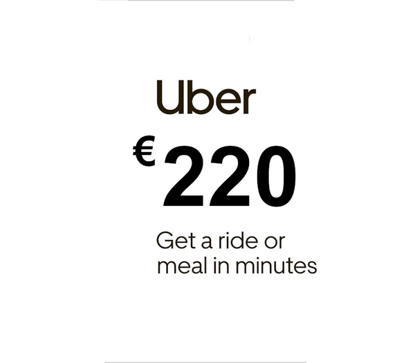 Uber EUR 220 Gift Card ES