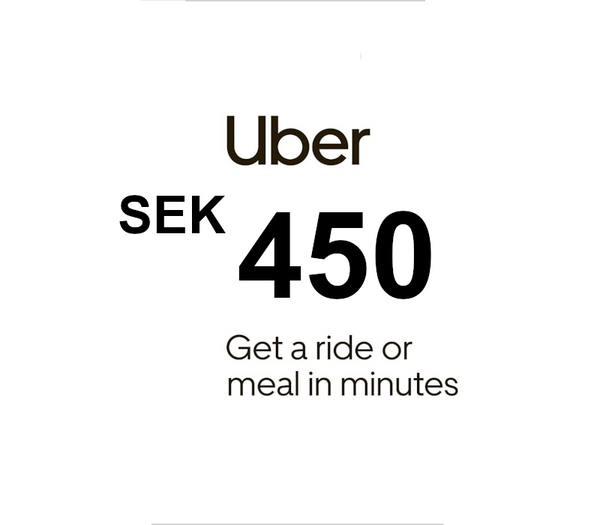 Uber SEK 450 Gift Card SE