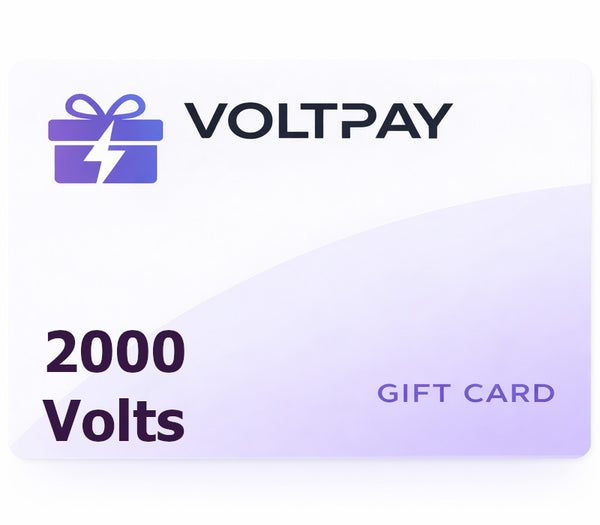 VoltPay 2000 Volts Gift Card