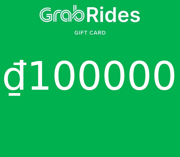 Grab Rides VND 100000 Gift Card VN