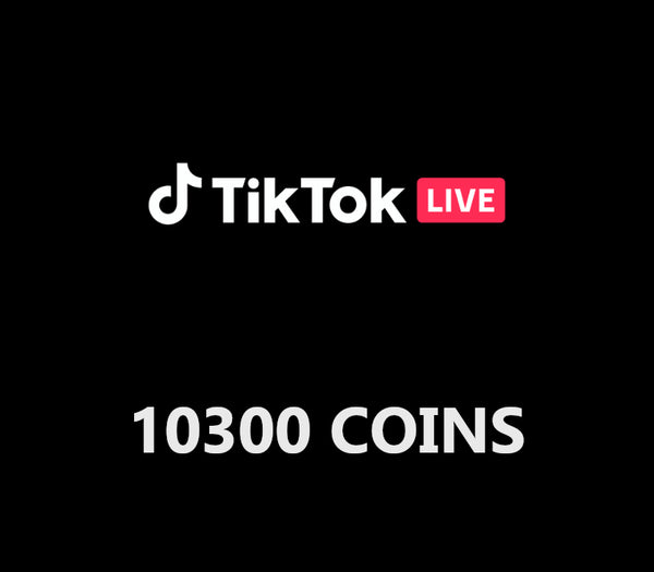 Tiktok 10300 Coins Gift Card AE