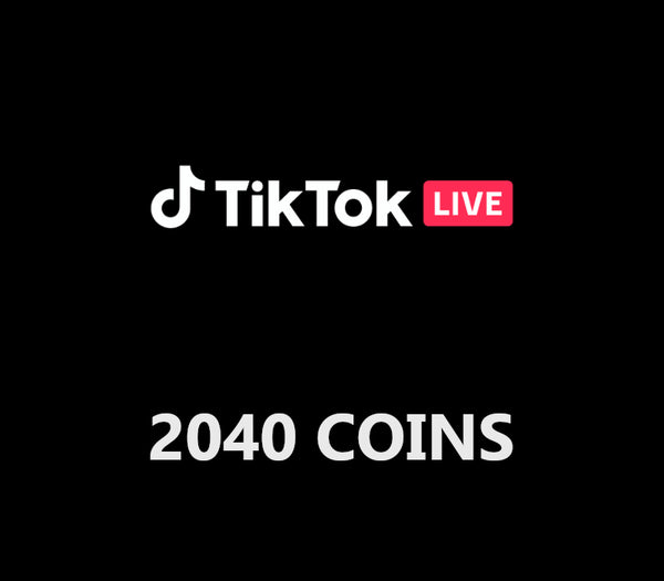 Tiktok 2040 Coins Gift Card AE