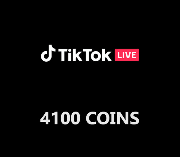 Tiktok 4100 Coins Gift Card AE