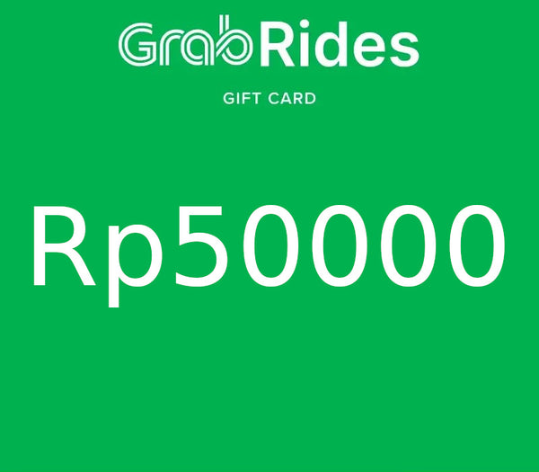 Grab Rides IDR 50000 Gift Card ID
