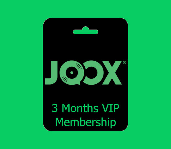 JOOX 3-Months VIP Membership Subscription Key TH