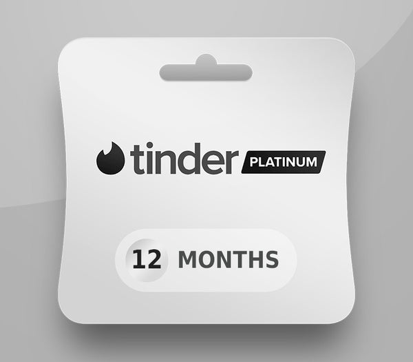 Tinder Platinum - 12 Month Subscription Key CA
