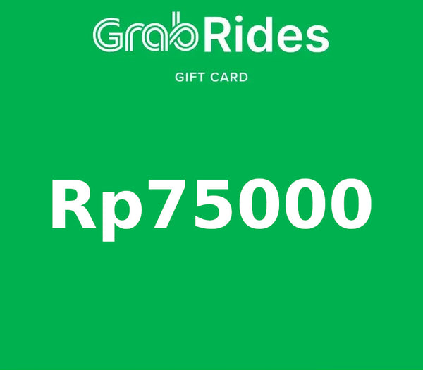 Grab Rides IDR 75000 Gift Card ID