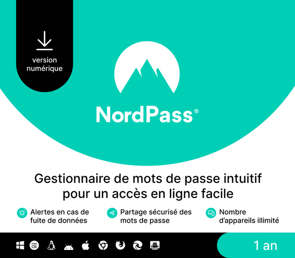 NordPass Premium FR Key (1 Year / Unlimited Devices)
