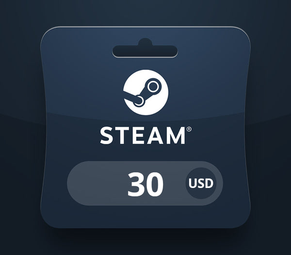 Steam Wallet USD 30 Gift Card