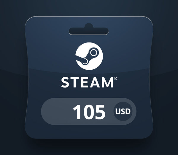 Steam Wallet USD 105 Gift Card
