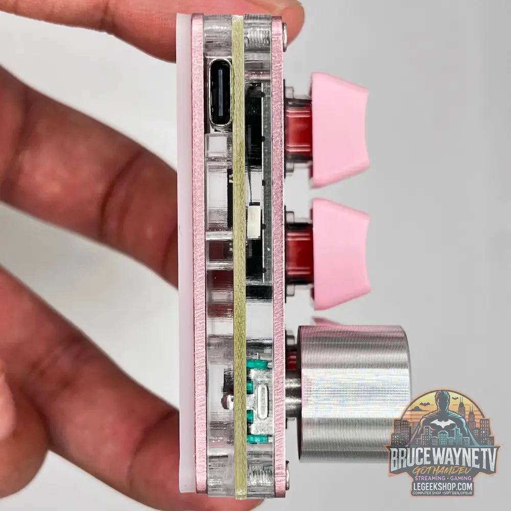 🎮 Mini Clavier Mécanique SayoDevice – Switchs Magnétiques Roses | Écran IPS & Ultra-Réactivité - Legeekshop
