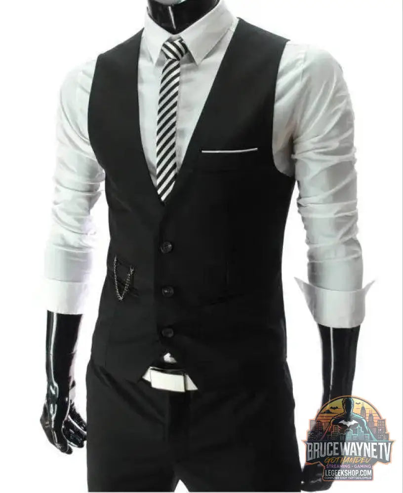 Gilet Homme Formelle et Décontracté | HANQIU | Mode Business & Casual | 2024 - Legeekshop