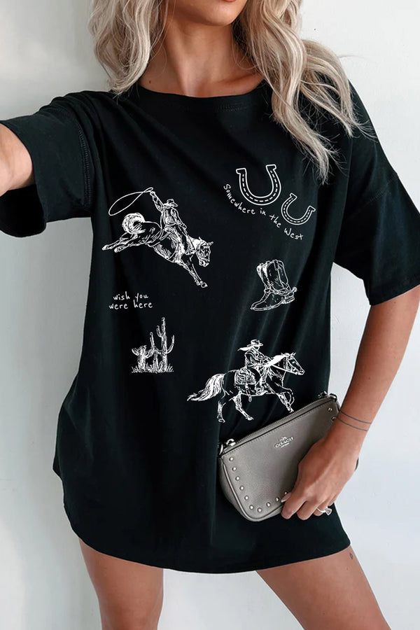 T-shirt femme oversized