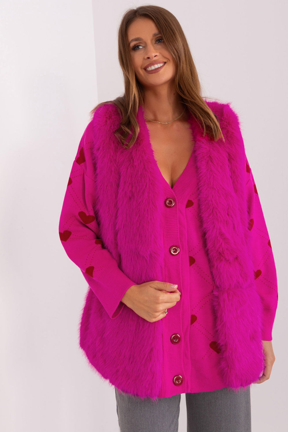 Gilet femme AT — rosé