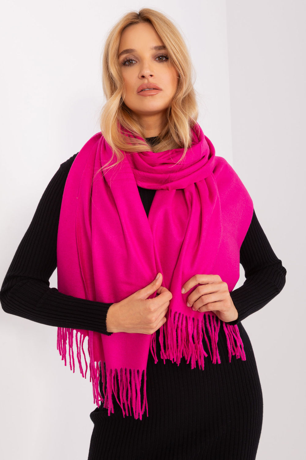 Châle femme AT — rosé
