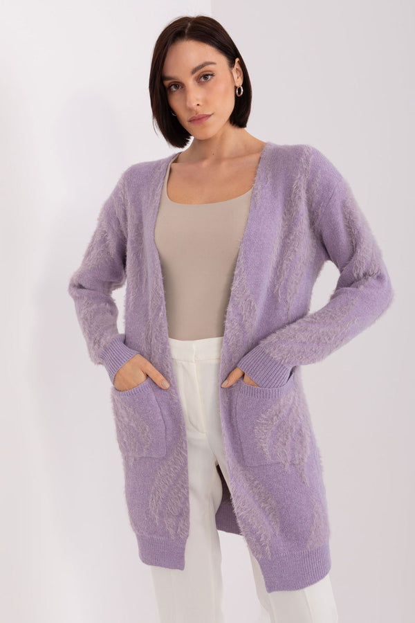 Cardigan femme AT — violet