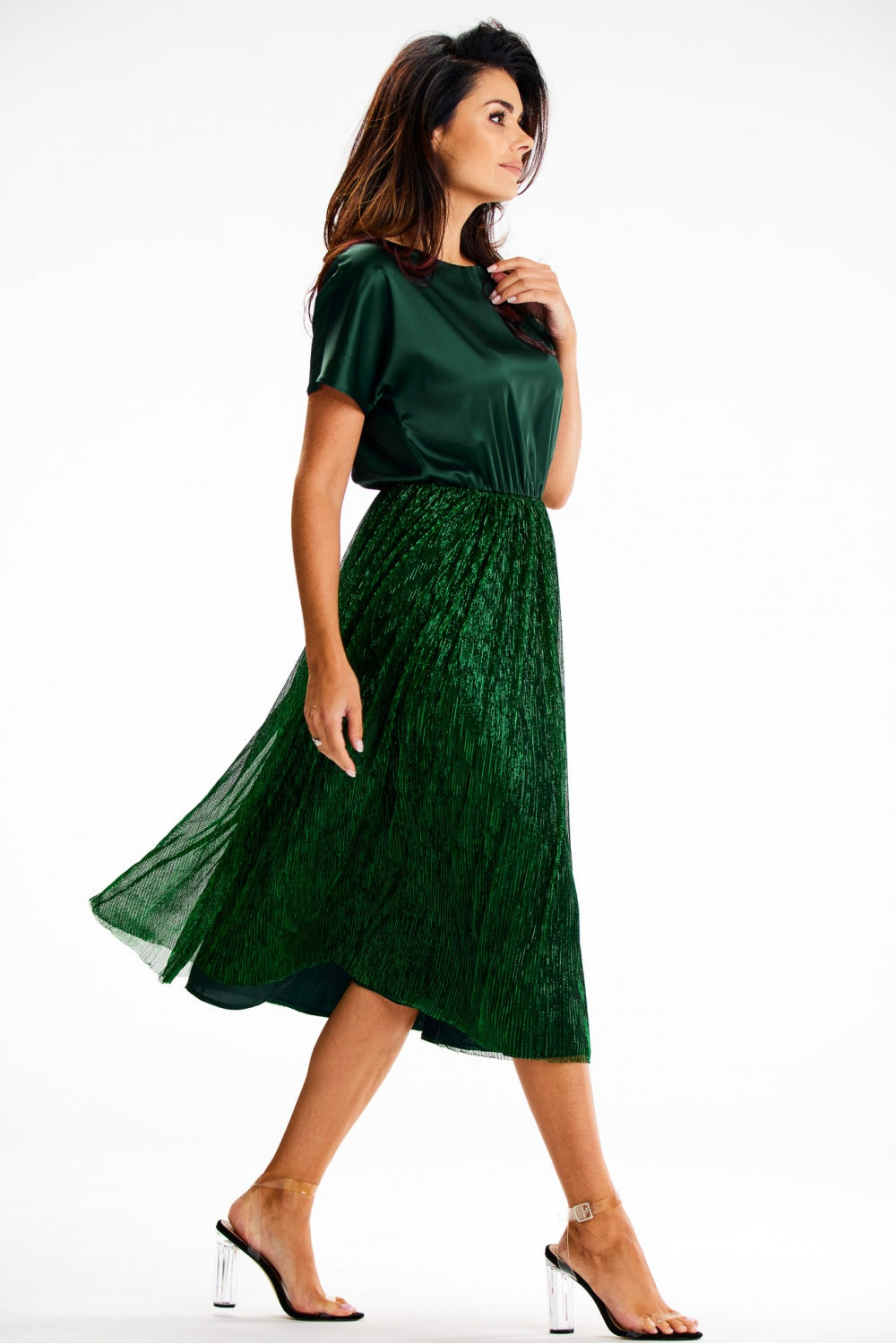 Robe femme awama De Soirée De — vert