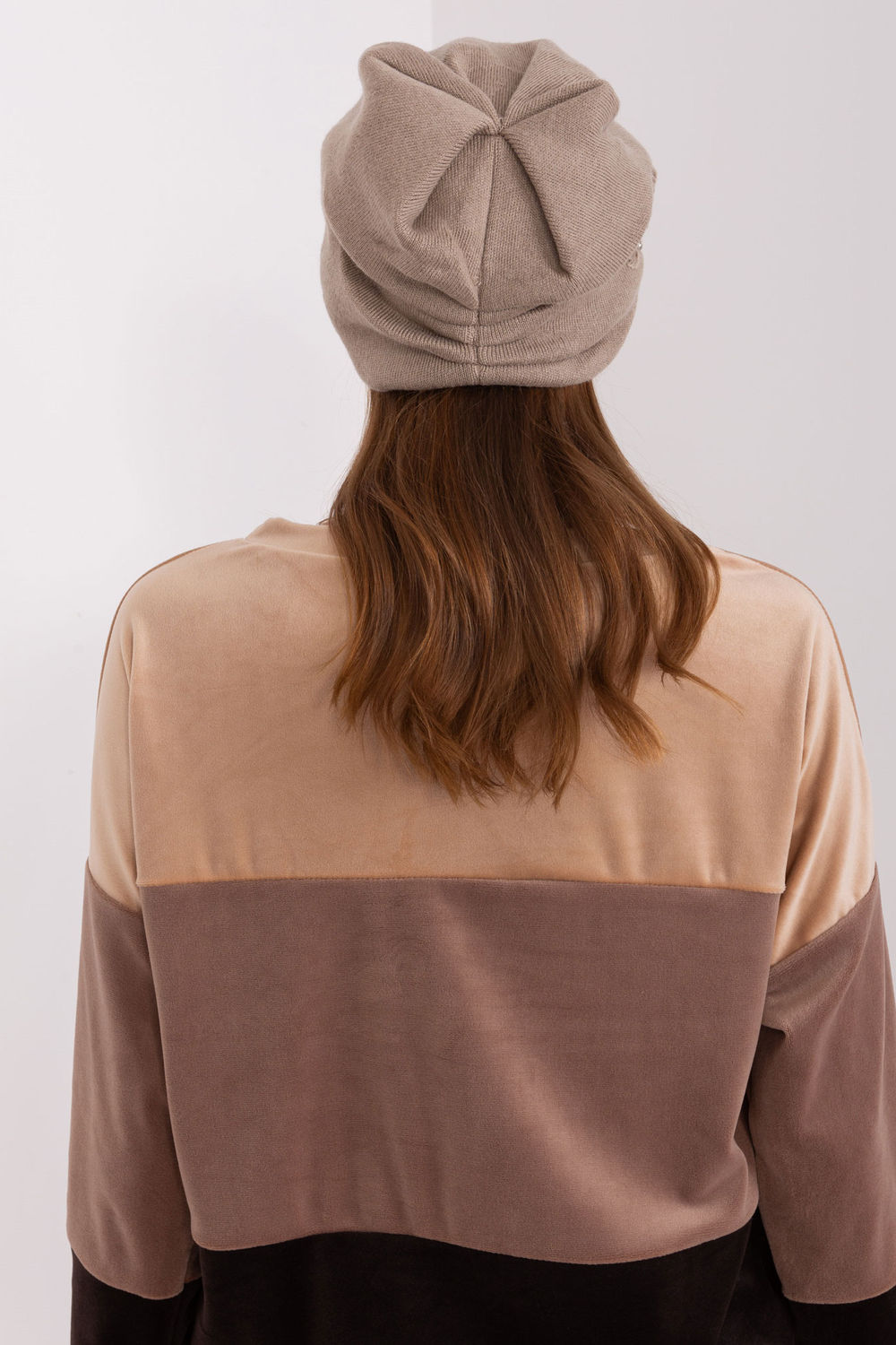 Bonnet femme AT — beige