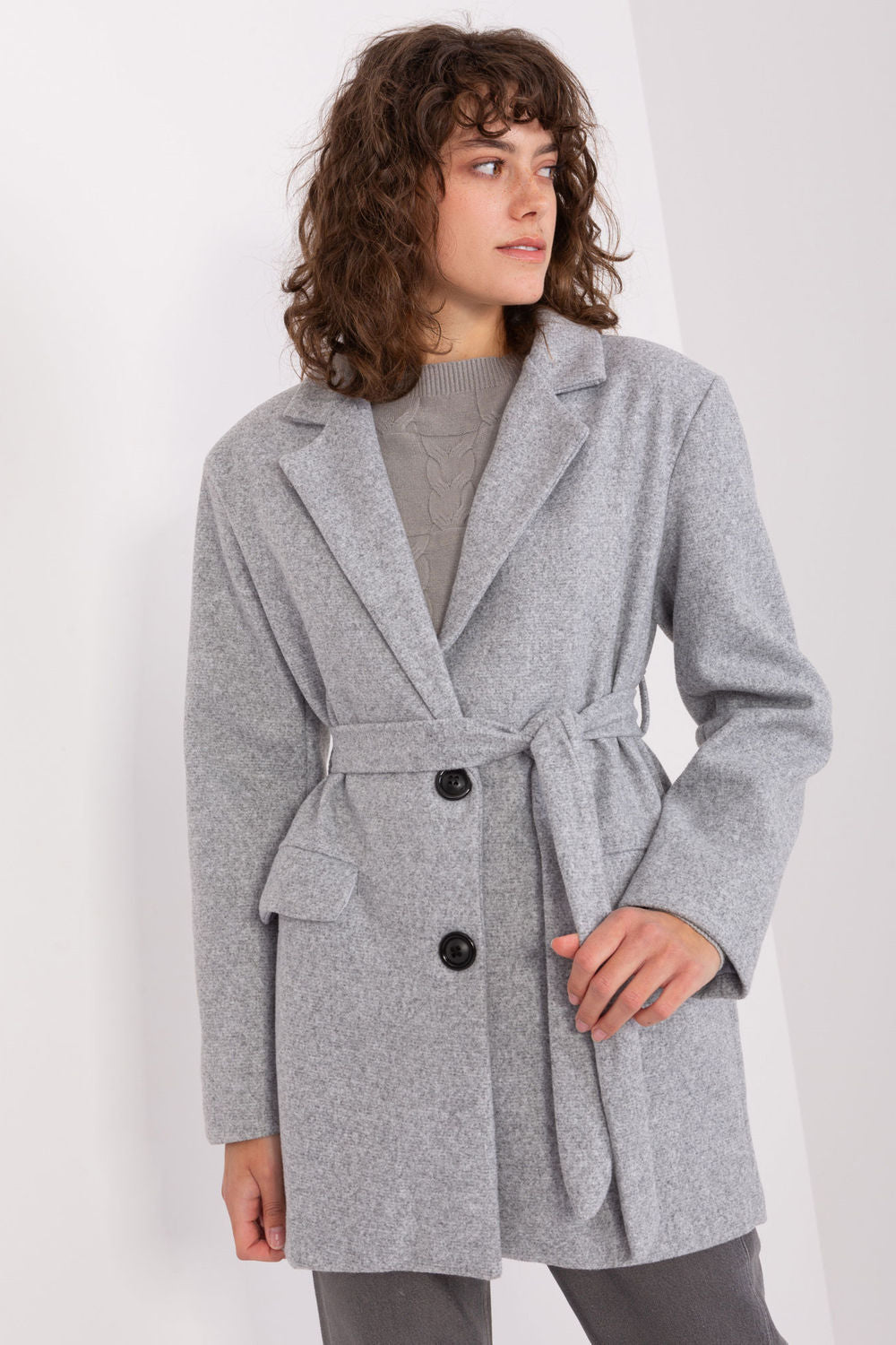 Manteau femme Och Bella — gris