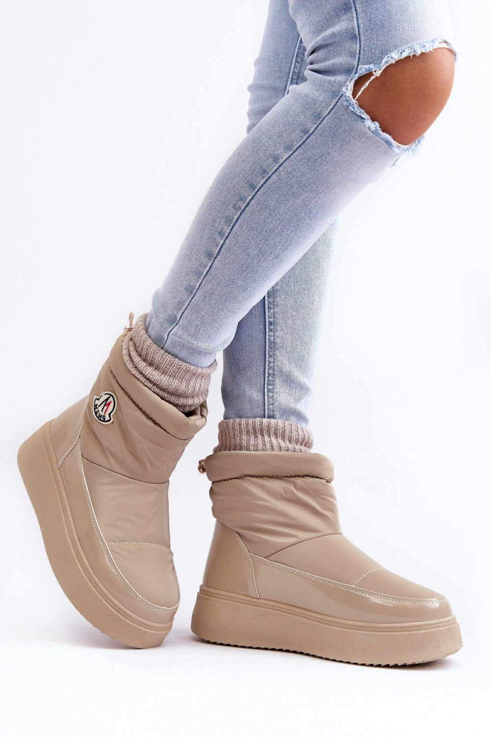 Bottes femme Step in style De Neige De — beige