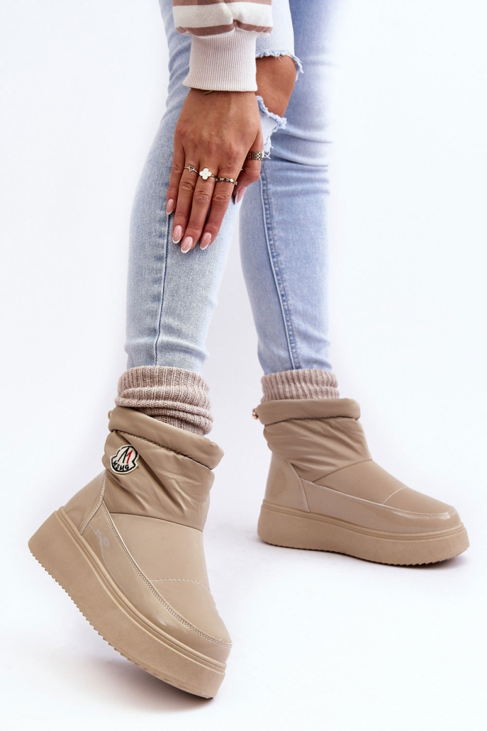 Bottes femme Step in style De Neige De — beige