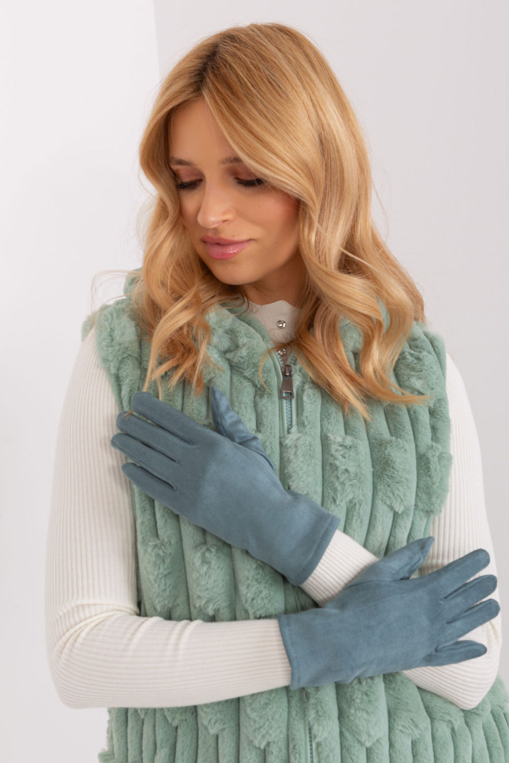 Gants femme AT — vert